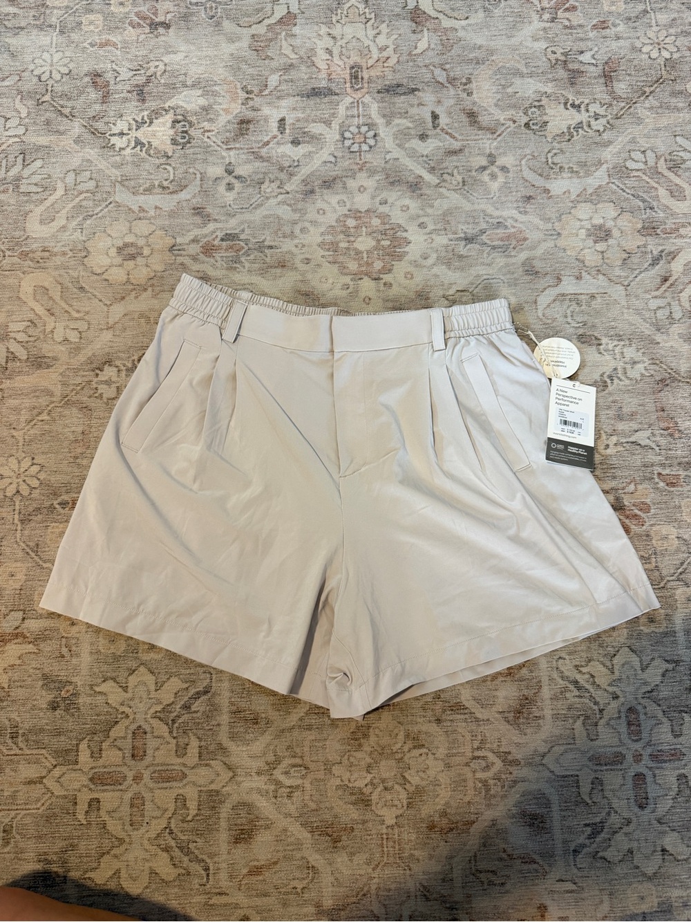 Vuori Villa Trouser Light Beige Athletic Tailored Shorts